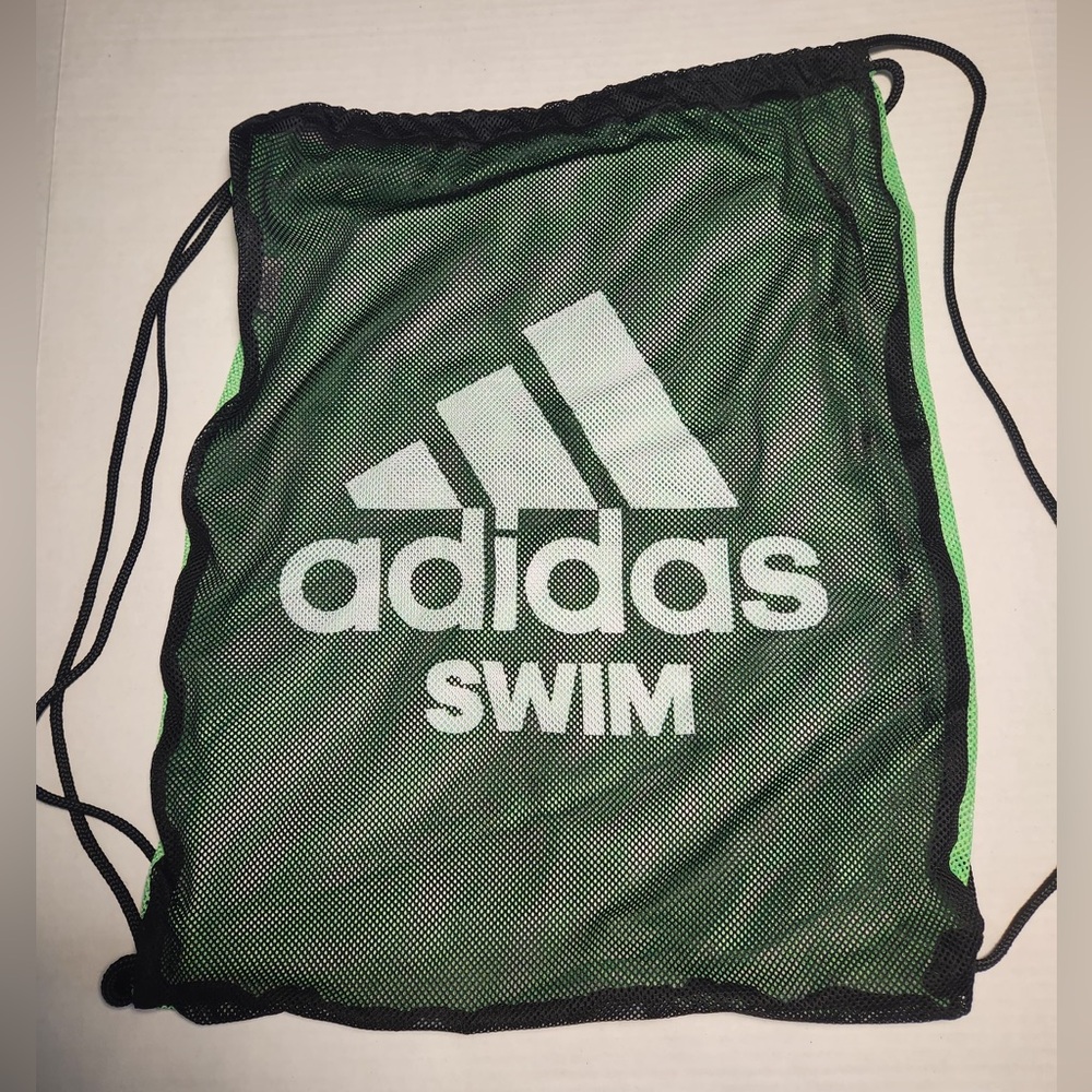 Adidas Mesh Backpack, green and black, brand new with no tags